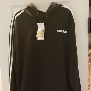 Adidas Men's 3 Stripes Pullover Hoodie